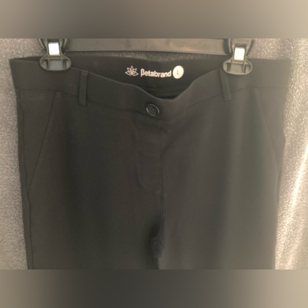 Betabrand Ladies Black Pants Size L - Picture 3 of 7